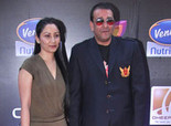 Sanjay, Bipasha & Shilpa Snapped at the 'Super Fight League' Event