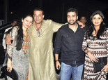 Sanjay Dutt & Shilpa Shetty at Super Fight League's After-Party